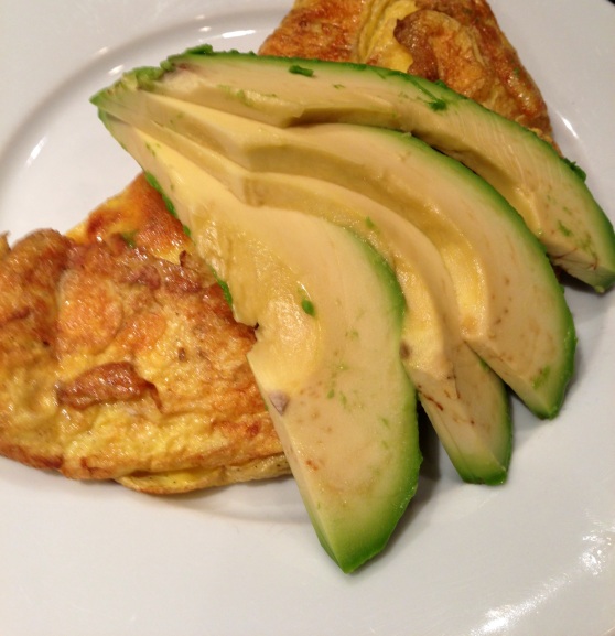 Day 11: BreakfastThree-Egg Omelet with Sugar-Free Bacon, Sauteed Red Bell Pepper & Avocado